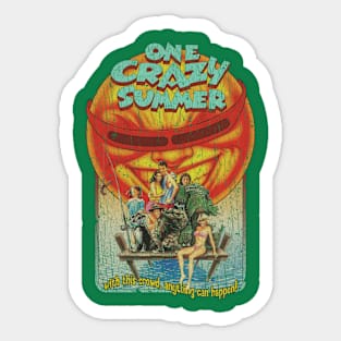 One Crazy Summer 1986 Sticker